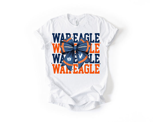 Alabama / Auburn Bow Tee